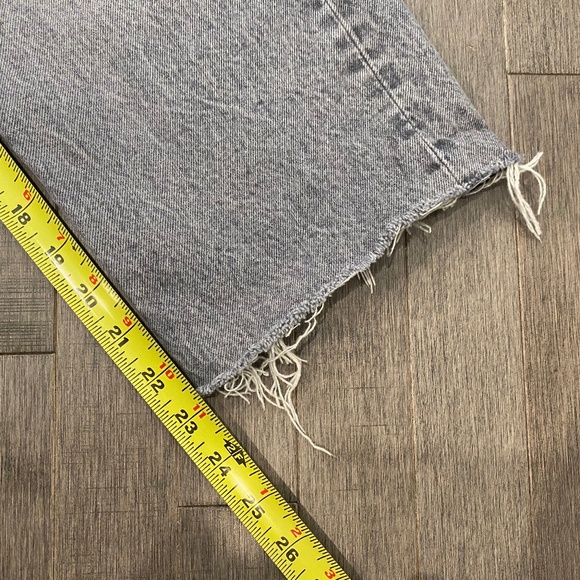 EUC Zara Gray High Waist Button Fly Cropped Jeans - Picture 7 of 7